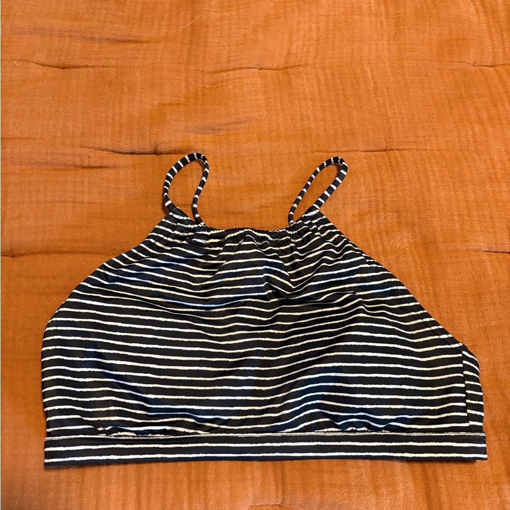 Prana high neckline swim top